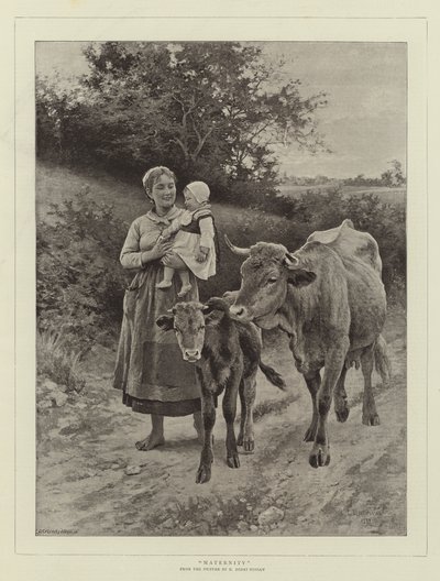 Maternity by Edouard Debat Ponsan
